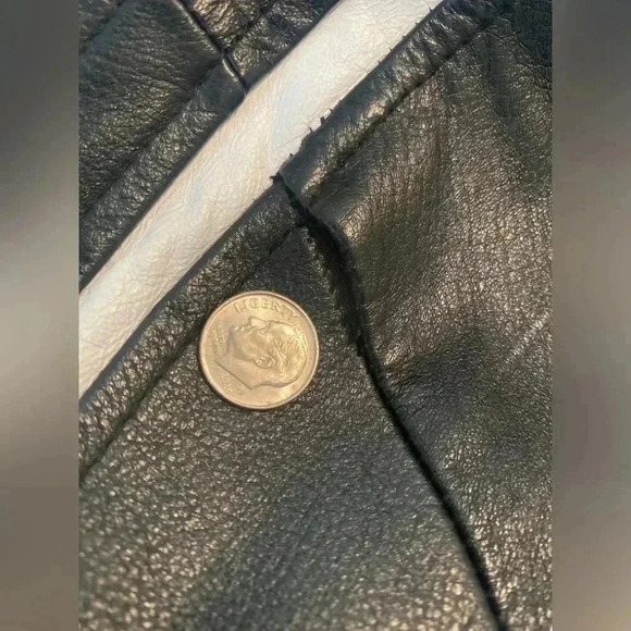 Wilson’s Leather 100 % Leather Motorcycle Jacket Sz XL - Picture 9 of 13